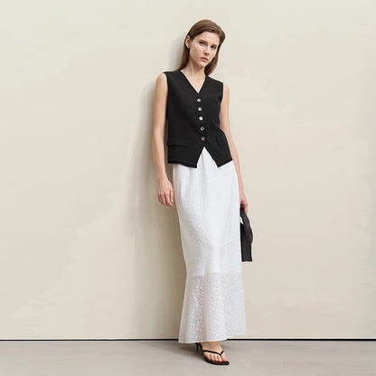 Camille Linen Blend Vest