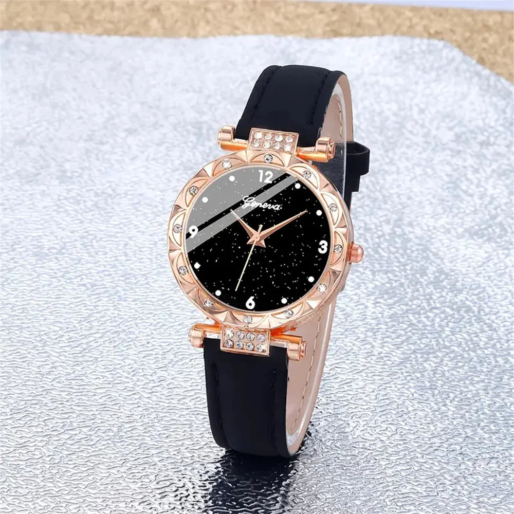Elira Crystal Watch Set