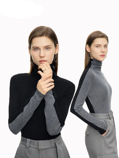 Sophie Colorblock Turtleneck