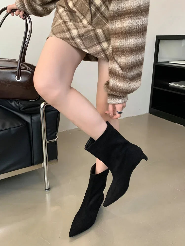 Sienna Pointed Ankle Boots