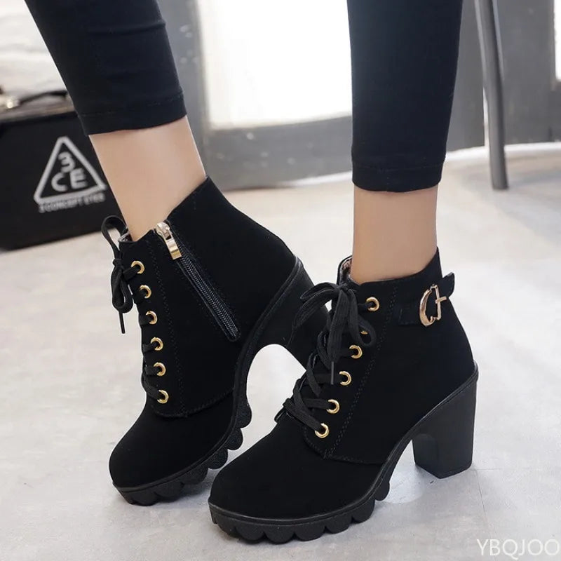 Rowan Lace-Up Ankle Boots