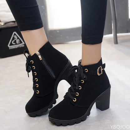 Rowan Lace-Up Ankle Boots
