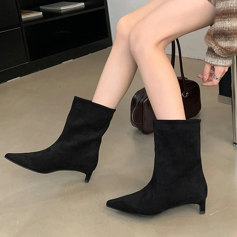 Sienna Pointed Ankle Boots