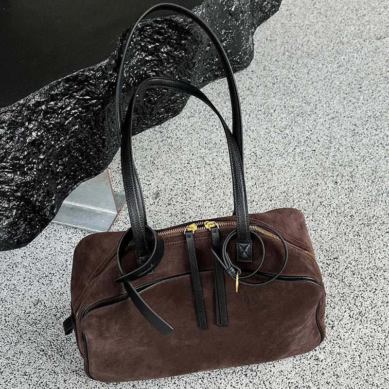 Hudson Suede Tote