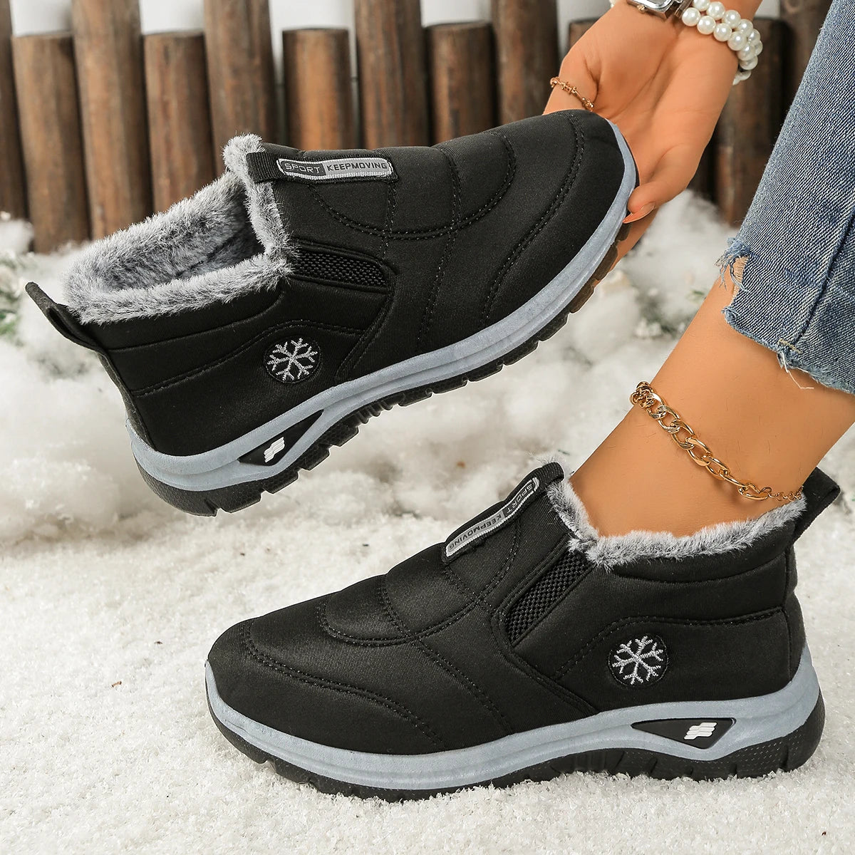 Harper Fur-Lined Winter Shoes