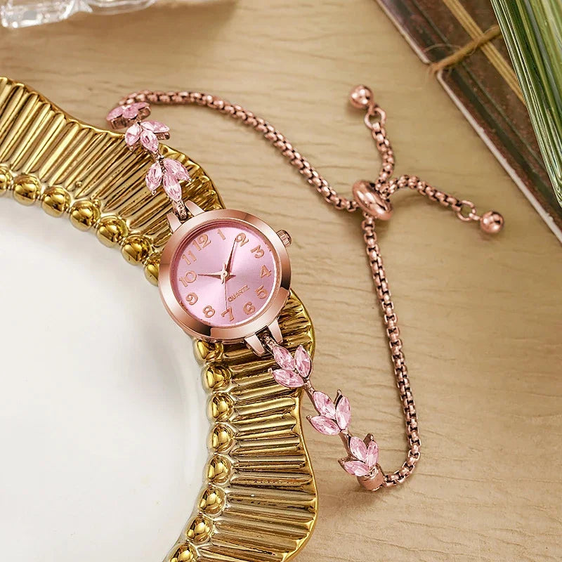 Arlisse Crystal Bracelet Watch