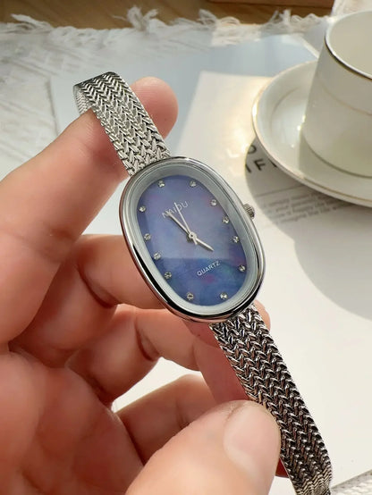 Luna Oval Crystal Watch