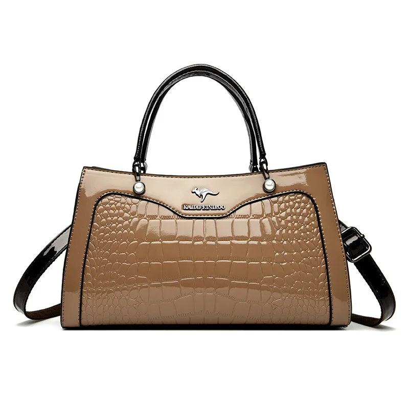 Seraphina Croc Tote