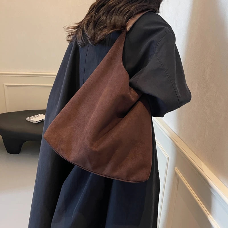 Veloura Suede Tote Bag Set