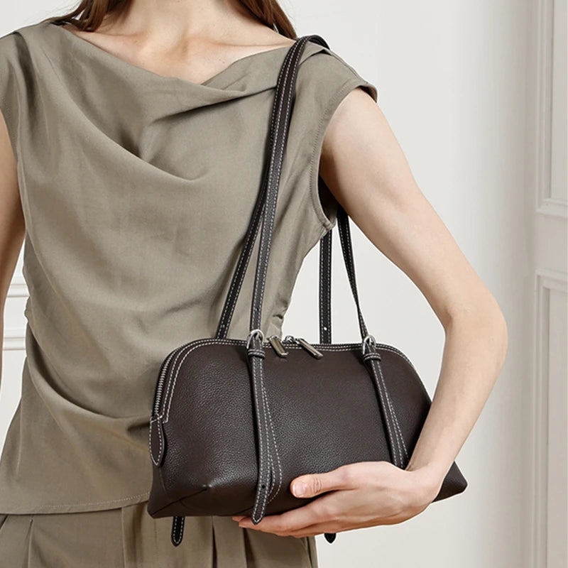 Valerie Leather Shoulder Bag