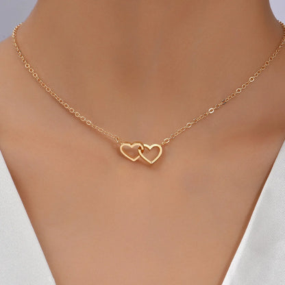 Amora Twin Heart Necklace