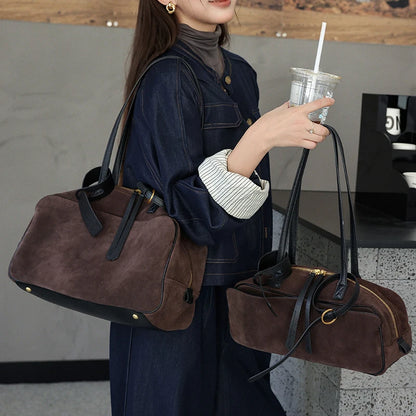 Hudson Suede Tote