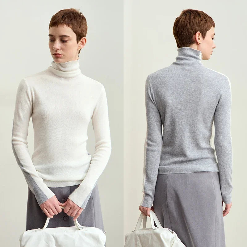 Sophie Colorblock Turtleneck