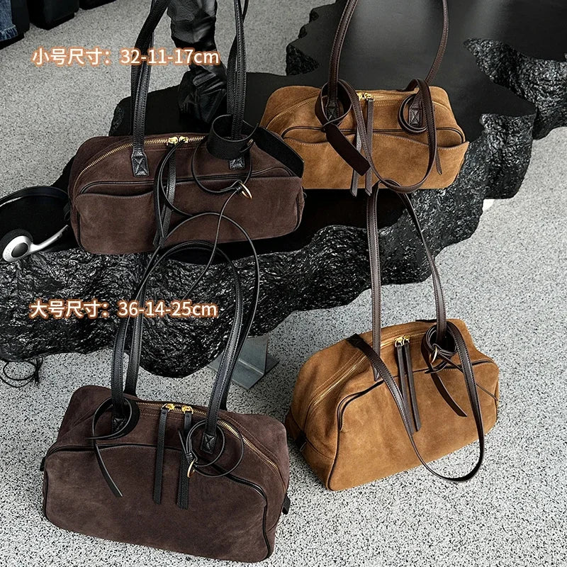 Hudson Suede Tote