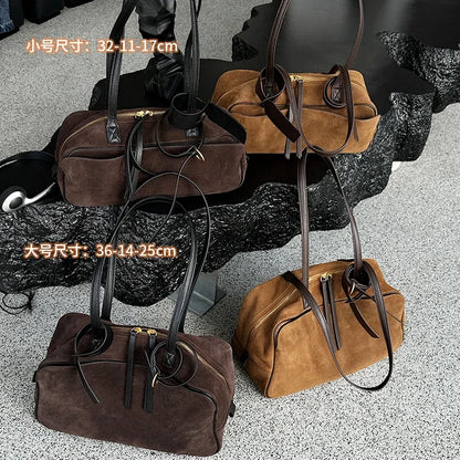 Hudson Suede Tote