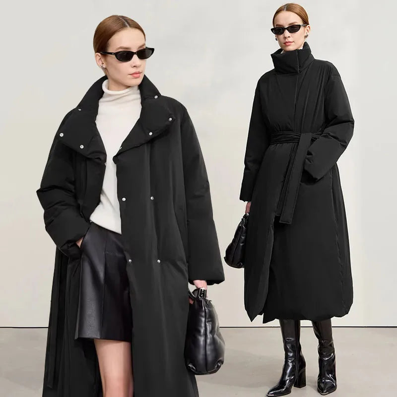 Victoria Belted Down Coat