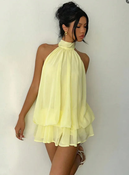 Sienna Backless Mini Dress