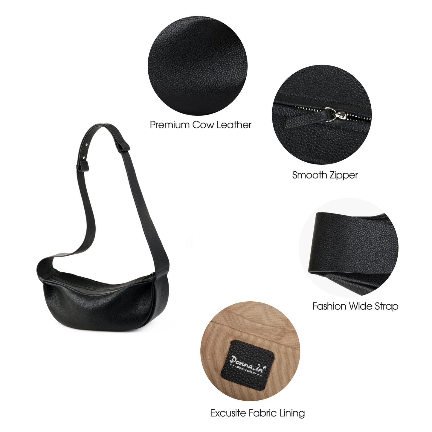 Luna Crescent Bag
