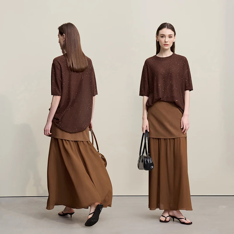 Emilia Chiffon Maxi Skirt