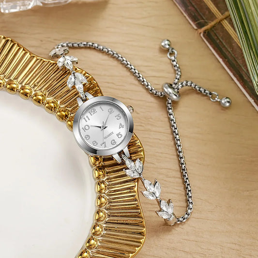 Arlisse Crystal Bracelet Watch