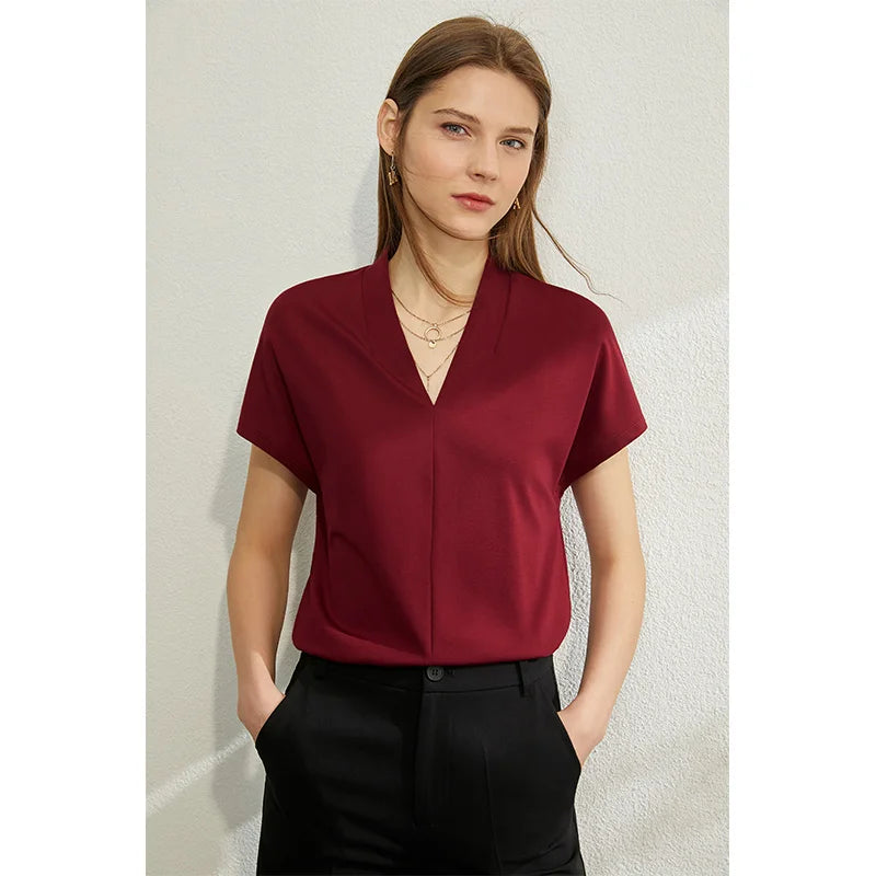 Clara V-Neck Essential Tee