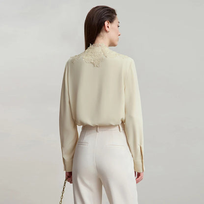 Isabelle Lace Chiffon Blouse