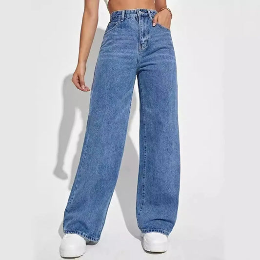 High Waist Baggy Jeans