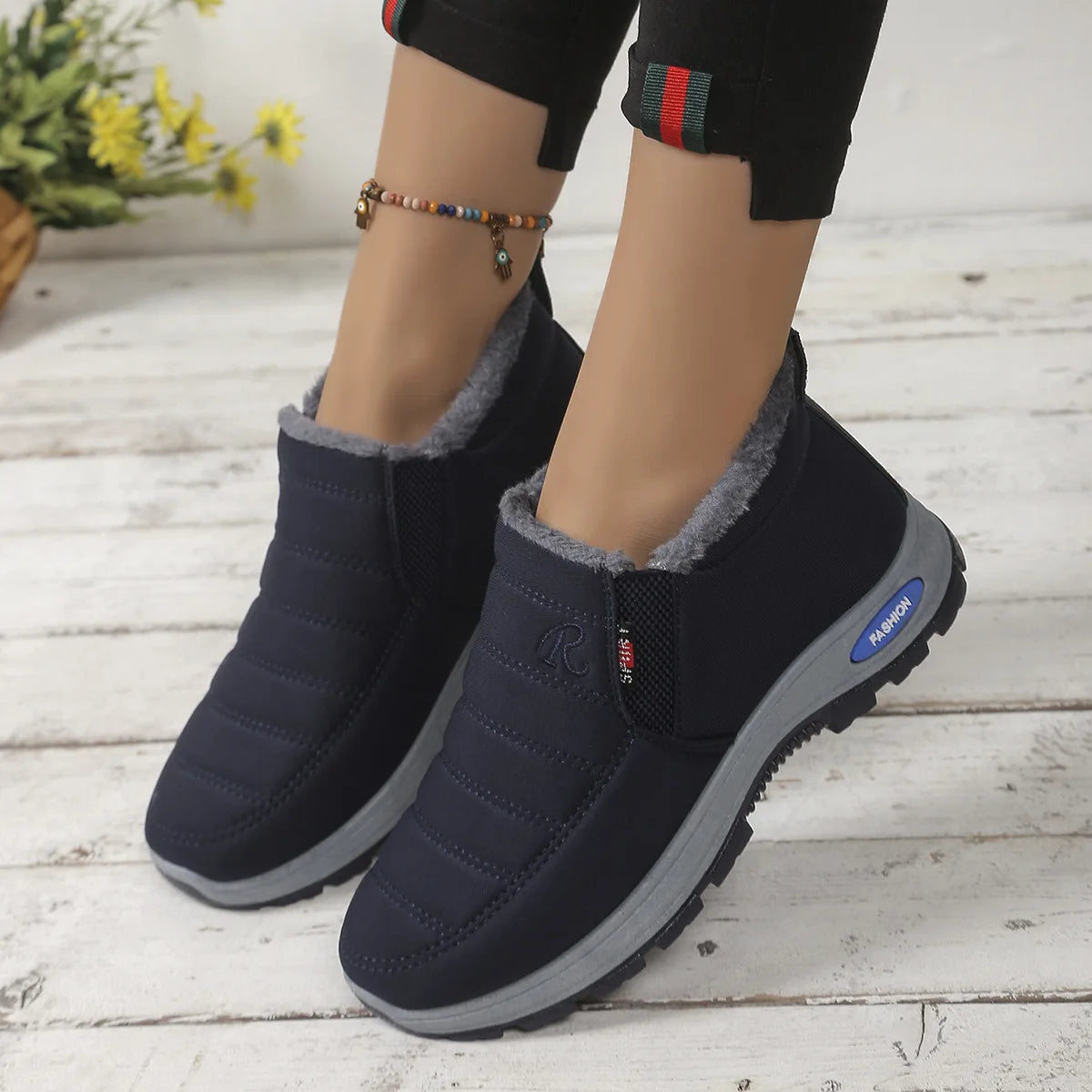Nora Fur-Lined Winter Sneakers