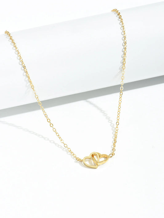 Amora Twin Heart Necklace