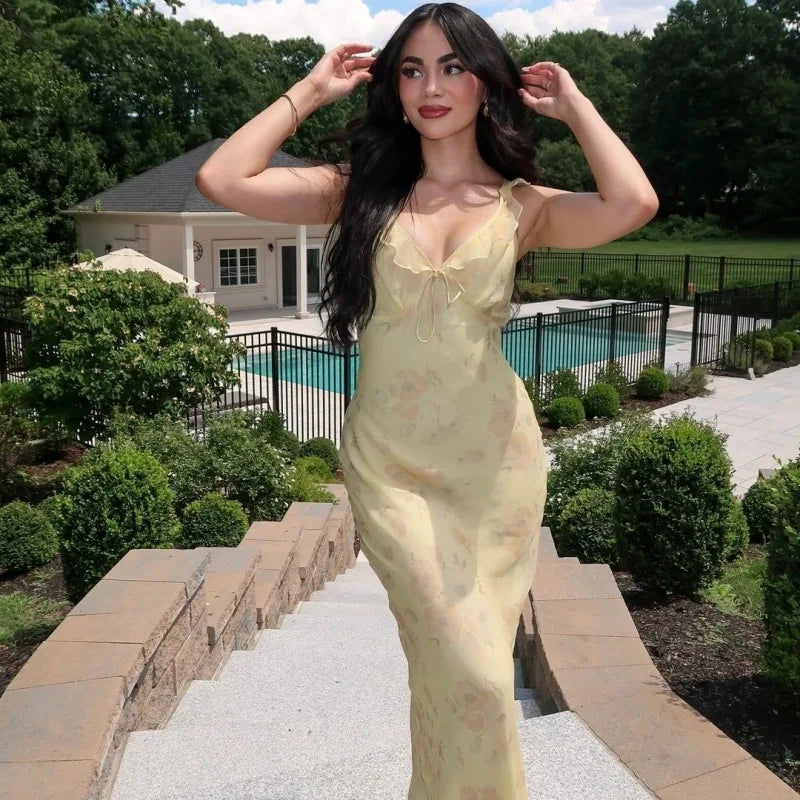Amélie Floral Maxi Dress