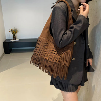 Willow Fringe Hobo Bag