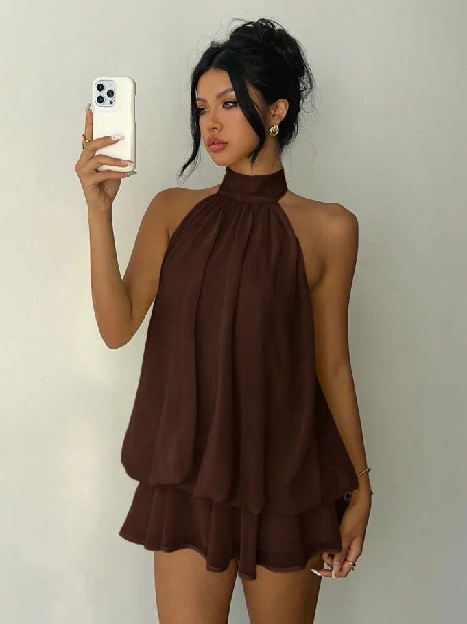 Sienna Backless Mini Dress