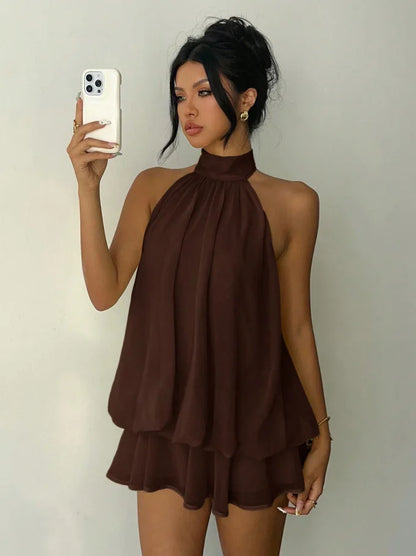 Sienna Backless Mini Dress