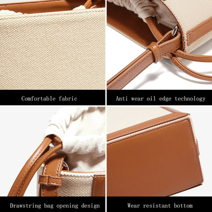 Harper Canvas Bucket Bag