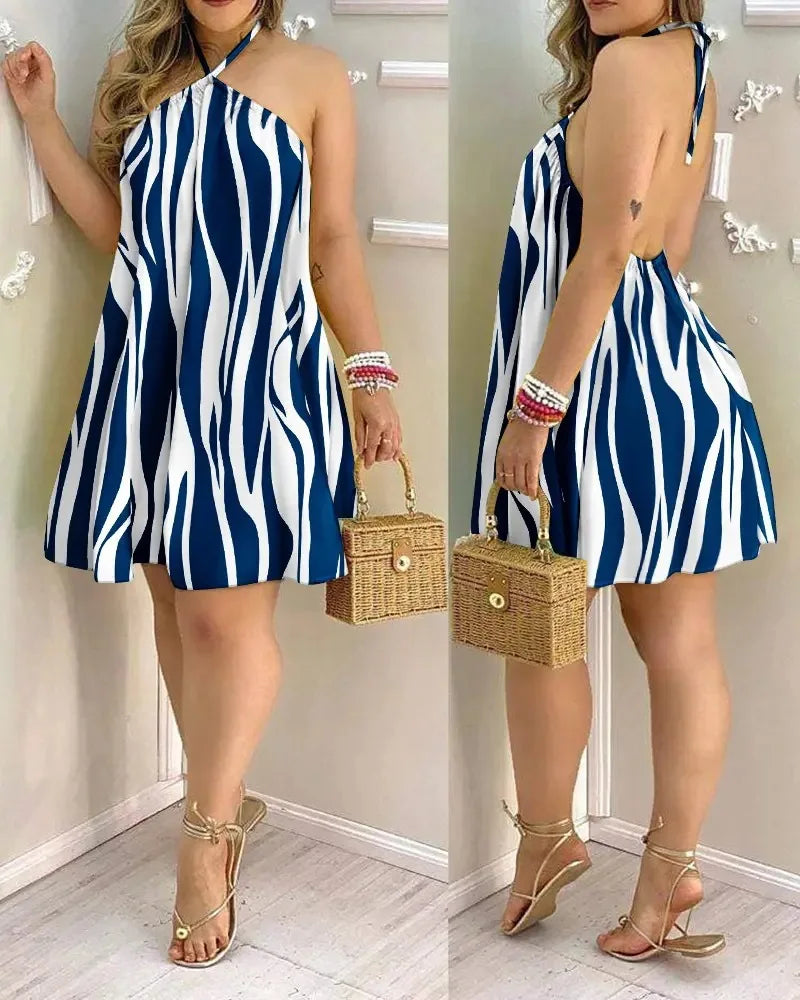 Isla Tropical Mini Dress