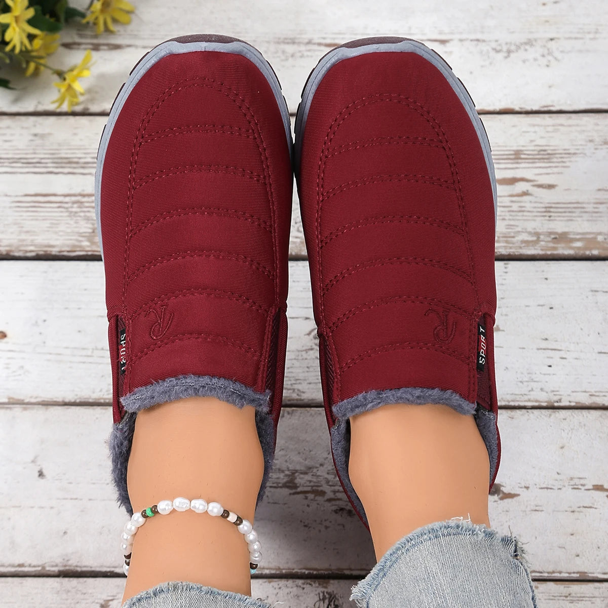 Nora Fur-Lined Winter Sneakers