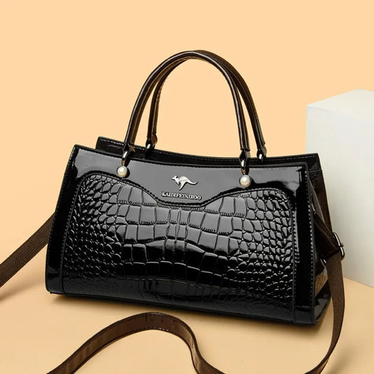 Seraphina Croc Tote