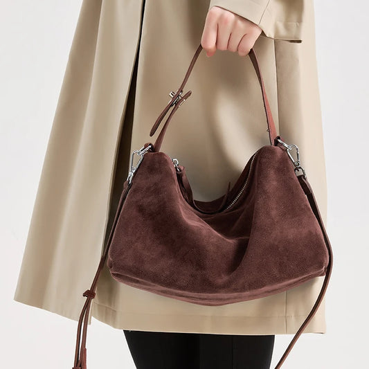 Harlow Suede Tote