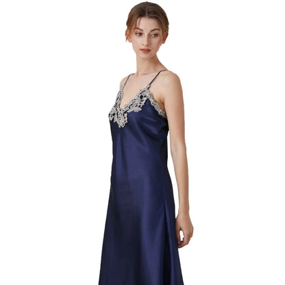 Lace Satin Nightgown