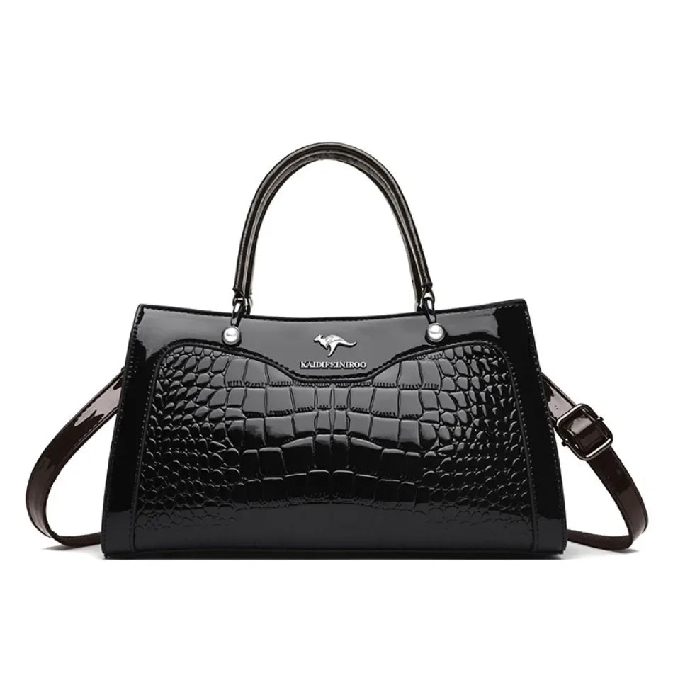 Seraphina Croc Tote