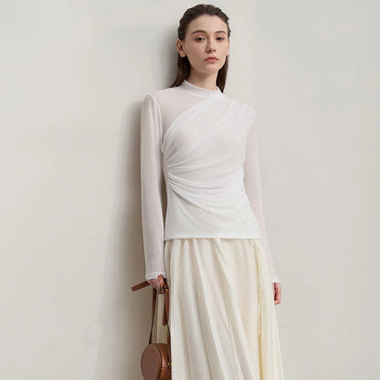 Camille Mesh Knit Top