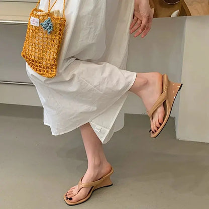 The Capri Wedge Flip Flop