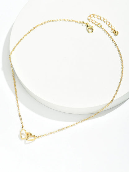 Amora Twin Heart Necklace