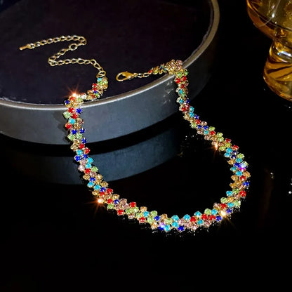 Roselle Crystal Choker