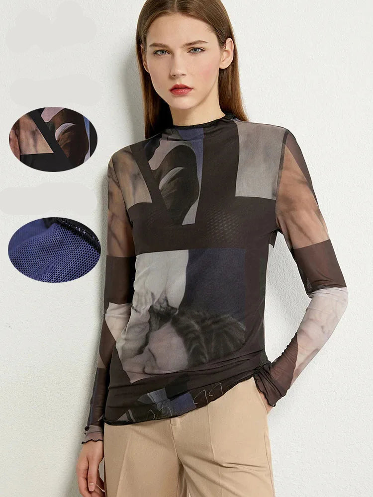 Elara Mesh Top