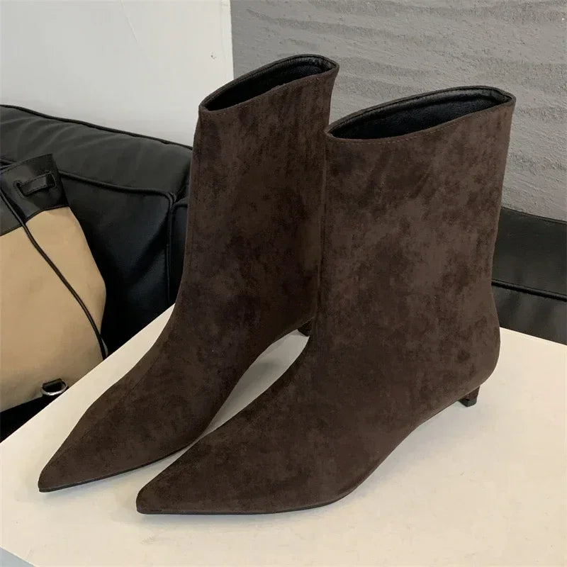 Sienna Pointed Ankle Boots