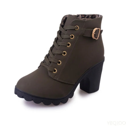 Rowan Lace-Up Ankle Boots