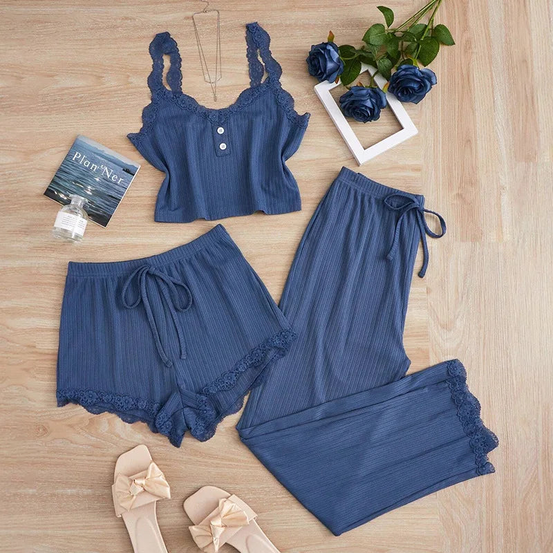 Bella Lace 3-Piece Lounge Set