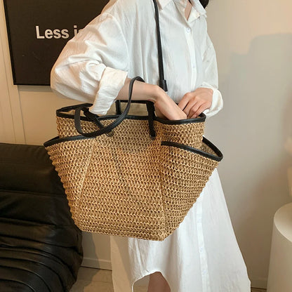 Soléa Straw Beach Tote