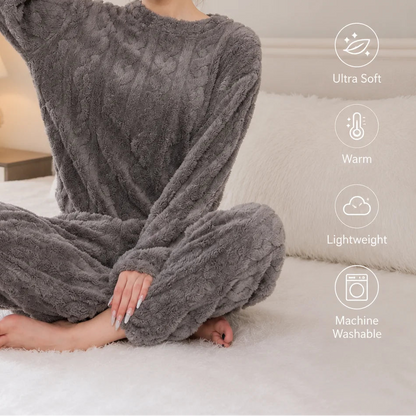 CozyCloud Plush Pajama Set